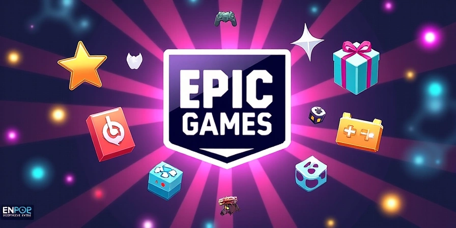 Logo Epic Games avec des jeux gratuits