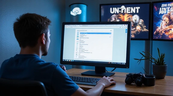 Personne créant une liste de souhaits numérique